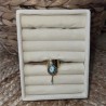 Bague ajustable acier inoxydable or MAGGUY