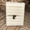 Bague ajustable acier inoxydable or MARINA
