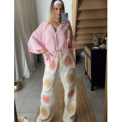Pantalon gaze de coton SUNSHINE