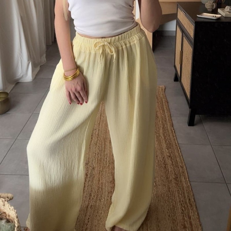 Pantalon gaze de coton CALVI Pantalon gaze de coton CALVI