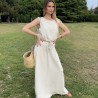 Ensemble jupe et top THÉSÉE en gaze de coton style bohème chic