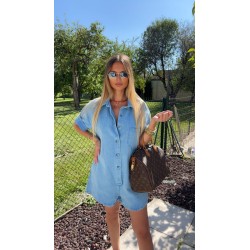 Combi-short bleu FIGARI