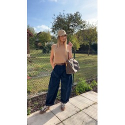 Pantalon barrel SACHA marine