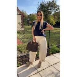 Pull sans manches JUNA bleu marine