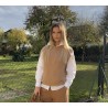 Pull sans manches JUNA camel