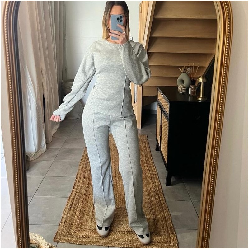 Ensemble ceintré gris KEY Ensemble ceintré gris KEY