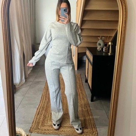Ensemble ceintré gris KEY
