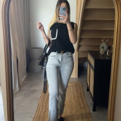 Jean gris BELLA